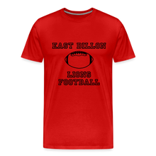 Load image into Gallery viewer, East Dillon Lions Football T-Shirt - red

