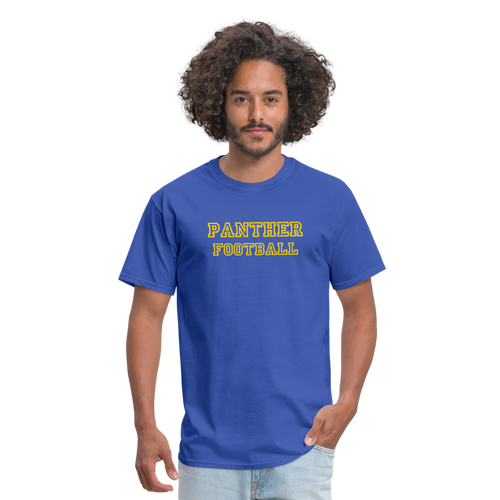 Panther Football T-Shirt - royal blue