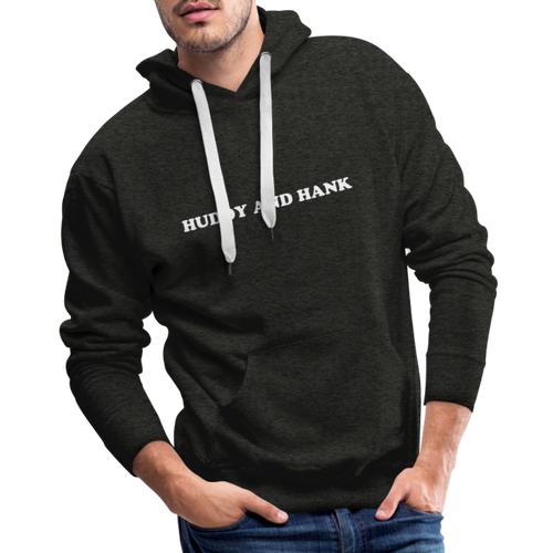 Men’s Premium Huddy and Hank Hoodie - charcoal grey